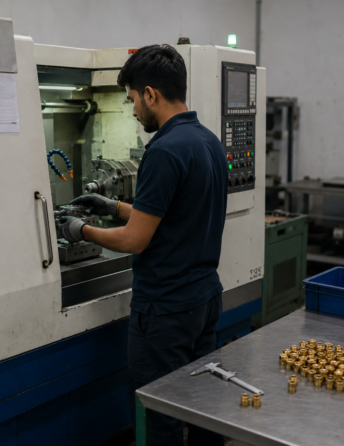 CNC Machining Operations – Supersize Brass Industries manufacturing process step 04