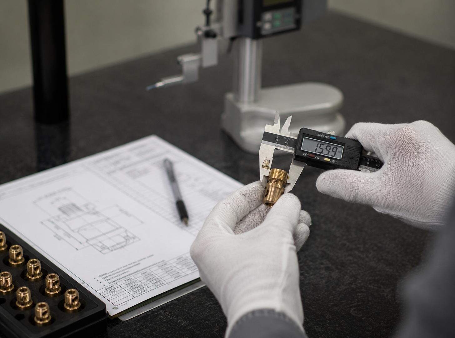 Quality Inspection – Supersize Brass Industries manufacturing process step 06