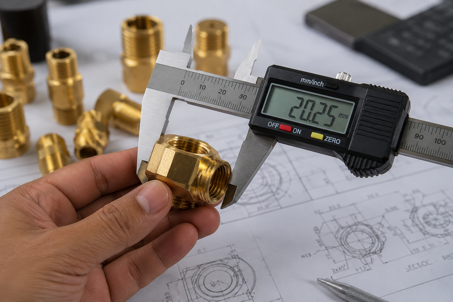 Quality inspection laboratory at Supersize Brass Industries